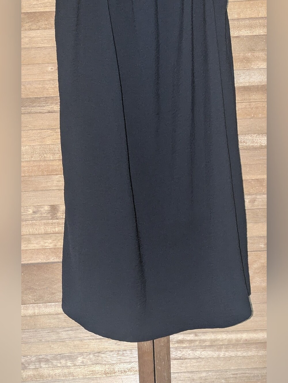 💥FINAL💥Nine West Black Ruffle-Trim Midi Dress - Picture 5 of 6